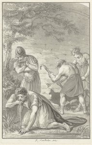 Upokorzenie Nerona autorstwa Reinier Vinkeles (I)