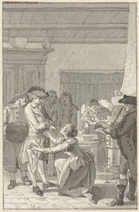 Ilustracja do powieści Gustav Lindau autorstwa Reinier Vinkeles (I)