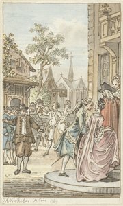 Lucas i Clarisse autorstwa Reinier Vinkeles (I)