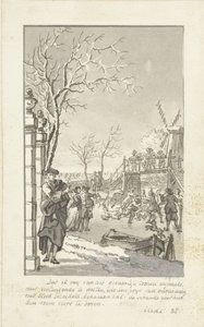 Zima autorstwa Reinier Vinkeles (I)