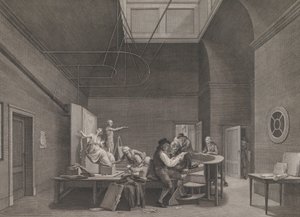 Akademia Rysunku przy Towarzystwie Felix Meritis w Amsterdamie, ca. 1800. autorstwa Reinier Vinkeles