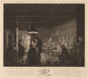 Akademia Rysunku w Amsterdamie autorstwa Reinier Vinkeles