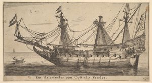 Salemander an Oostindis Vaerder, połowa XVII wieku.