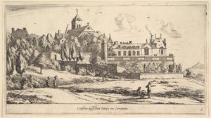 Widok Conflans, XVII wiek. autorstwa Reinier Zeeman