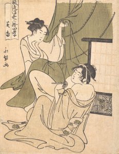 Analog Yoshiwara do historii Koko Huang Xiang, jednego z Dwudziestu Czterech Paragonów..., ca. 1791.
