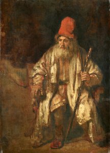 Starzec w czerwonej czapce autorstwa Rembrandt