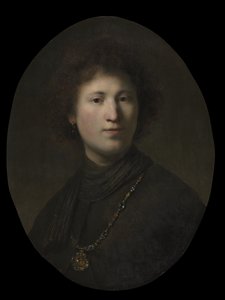 Młody mężczyzna z łańcuchem, ok. 1630 (olej na drewnie) autorstwa Rembrandt van Rijn