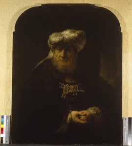 Mężczyzna w stroju orientalnym, ok. 1639 (olej na desce) autorstwa Rembrandt Harmensz. van Rijn