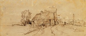 Karczma przy drodze, autorstwa Rembrandt van Rijn