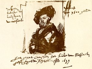 Hrabia Balthasar Castiglione autorstwa Rembrandt van Rijn