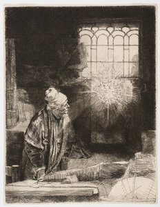 Doktor Faust autorstwa Rembrandt Harmensz. van Rijn