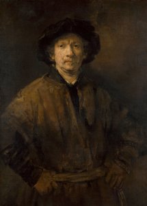 „Wielki autoportret” (duży autoportret) Peinture de Rembrandt van Rhijn (1606-1669) 1652 Muzeum Historii Sztuki, Vienne autorstwa Rembrandt van Rijn