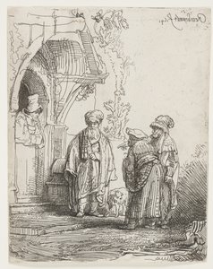 Jakub i Laban autorstwa Rembrandt van Rijn