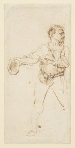Człowiek stojący, ok.1634 autorstwa Rembrandt van Rijn