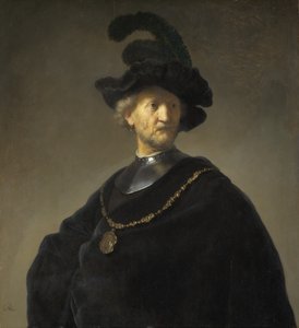 Stary człowiek ze złotym łańcuchem autorstwa Rembrandt van Rijn
