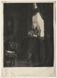 Portret Jana Szóstego (akwaforta) autorstwa Rembrandt Harmensz. van Rijn
