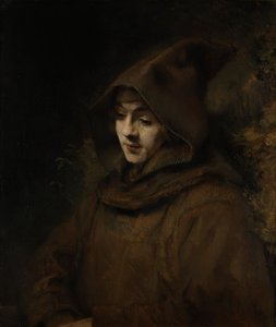 Syn Rembrandta Tytus w habicie mnicha autorstwa Rembrandt van Rijn