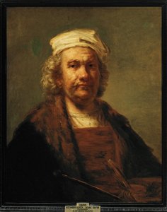 Autoportret (obraz na płótnie) autorstwa Rembrandt Harmensz. van Rijn