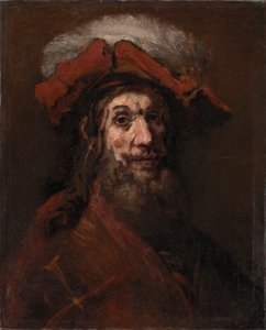 Szkic do Rycerza z sokołem, znanego jako „Krzyżowiec” autorstwa Rembrandt van Rijn