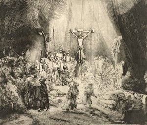 Trzy Krzyże autorstwa Rembrandt van Rijn