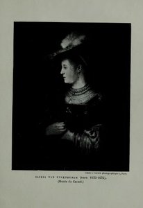 Saskia w czerwonym kapeluszu autorstwa Rembrandt van Rijn