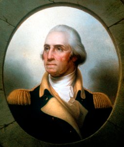 George Washington 1732-99, pierwszy prezydent Stanów Zjednoczonych 1789-97. autorstwa Rembrandt Peale