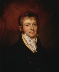 Portret Edwarda Shippen Burd z Filadelfii, ca. 1806-1808. autorstwa Rembrandt Peale