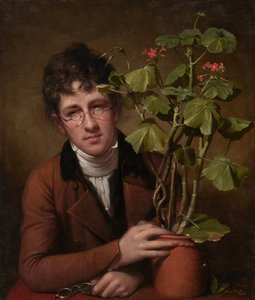 Rubens Peale z geranium autorstwa Rembrandt Peale
