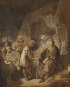 Józef opowiada swoje sny autorstwa Rembrandt van Rijn (signed by artist)
