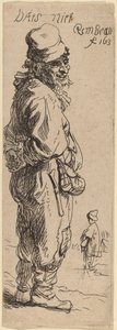 Chłop Odpowiadający: Dats niet To nic, 1634. autorstwa Rembrandt van Rijn