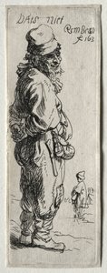 Chłop Odpowiadający: to nic, prawdopodobnie 1634. autorstwa Rembrandt van Rijn