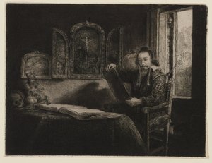 Abraham Francen autorstwa Rembrandt van Rijn