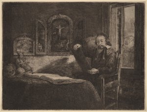 Abraham Francen autorstwa Rembrandt van Rijn