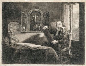 Abraham Francen, aptekarz autorstwa Rembrandt van Rijn