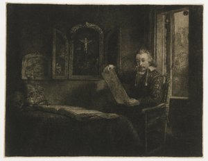Abraham Francen, aptekarz autorstwa Rembrandt van Rijn