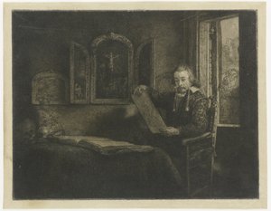 Abraham Francen, aptekarz autorstwa Rembrandt van Rijn