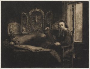 Abraham Francken, handlarz dziełami sztuki autorstwa Rembrandt van Rijn