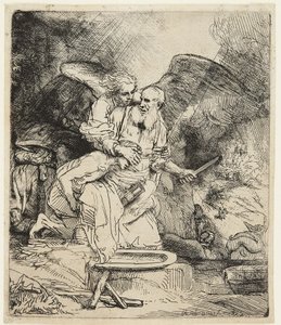 Ofiara Abrahama autorstwa Rembrandt van Rijn