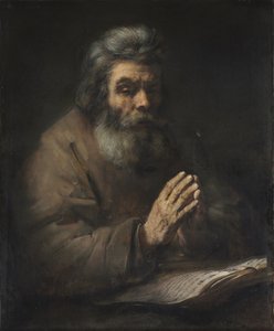 Starszy mężczyzna w modlitwie autorstwa Rembrandt van Rijn