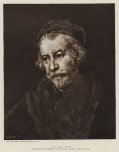 Stary mężczyzna autorstwa Rembrandt van Rijn