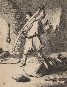 Ścięcie Jana Chrzciciela, ok. 1627. autorstwa Rembrandt van Rijn