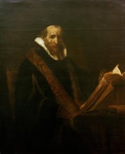 Zdjęcie Johannesa Cornelisza. Sylwiusz (?) autorstwa Rembrandt van Rijn