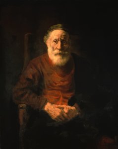Portret starca w czerwonej szacie autorstwa Rembrandt van Rijn