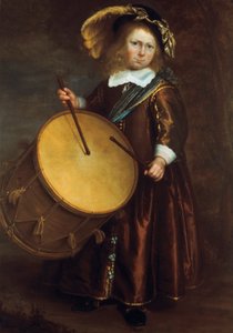 Chłopiec z bębnem, XVII wiek autorstwa Rembrandt van Rijn