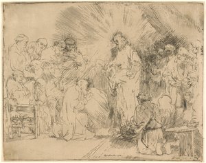 Chrystus ukazujący się apostołom autorstwa Rembrandt van Rijn