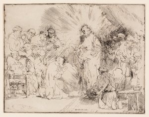 Chrystus ukazujący się apostołom autorstwa Rembrandt van Rijn
