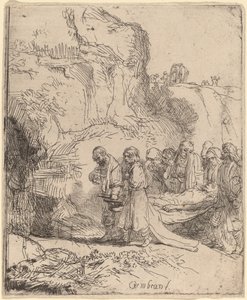 Chrystus zaniesiony do grobu autorstwa Rembrandt van Rijn