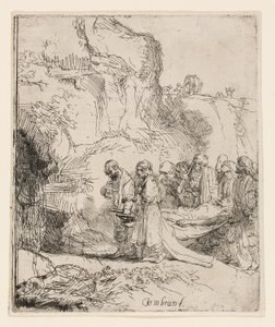 Chrystus zaniesiony do grobu autorstwa Rembrandt van Rijn