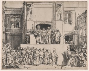 Chrystus przedstawiony ludowi, 1655., 1655. autorstwa Rembrandt van Rijn
