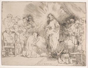 Chrystus ukazujący się apostołom autorstwa Rembrandt van Rijn
